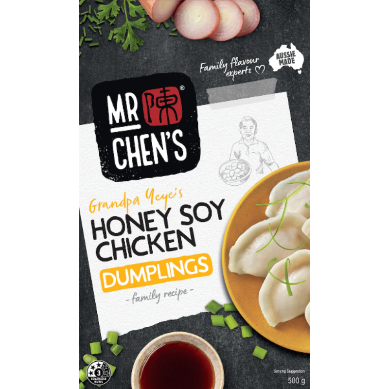 Mr Chens Honey Soy Chicken Dumplings 500g