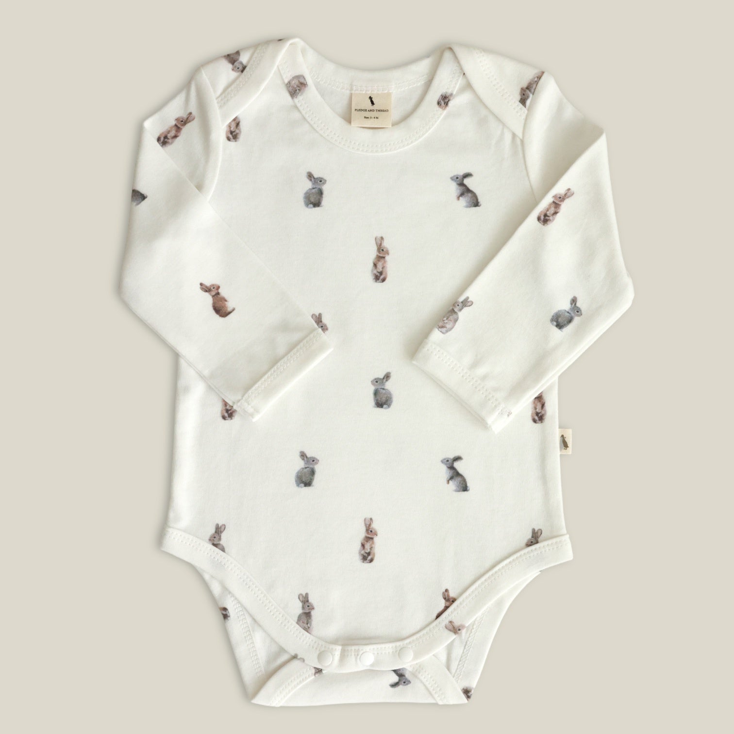F&T Bodysuit Bunny 12-18M