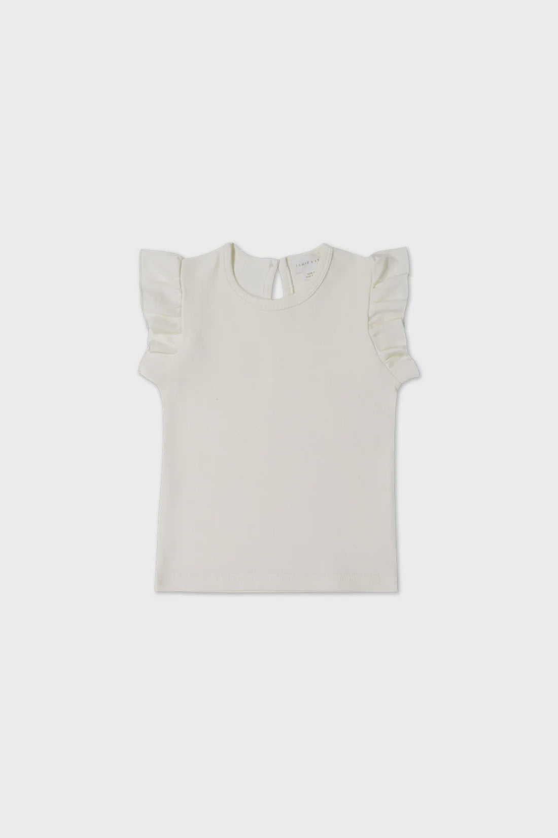 JK Pima Cotton Lila Top - Parchment 6-12m