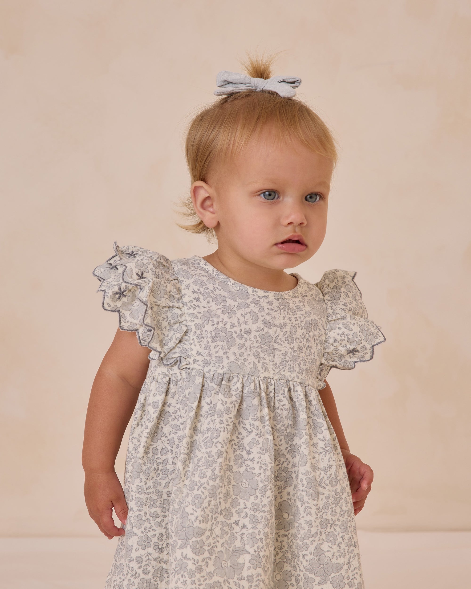 Quincy Mae Alina Dress Blue Blossom