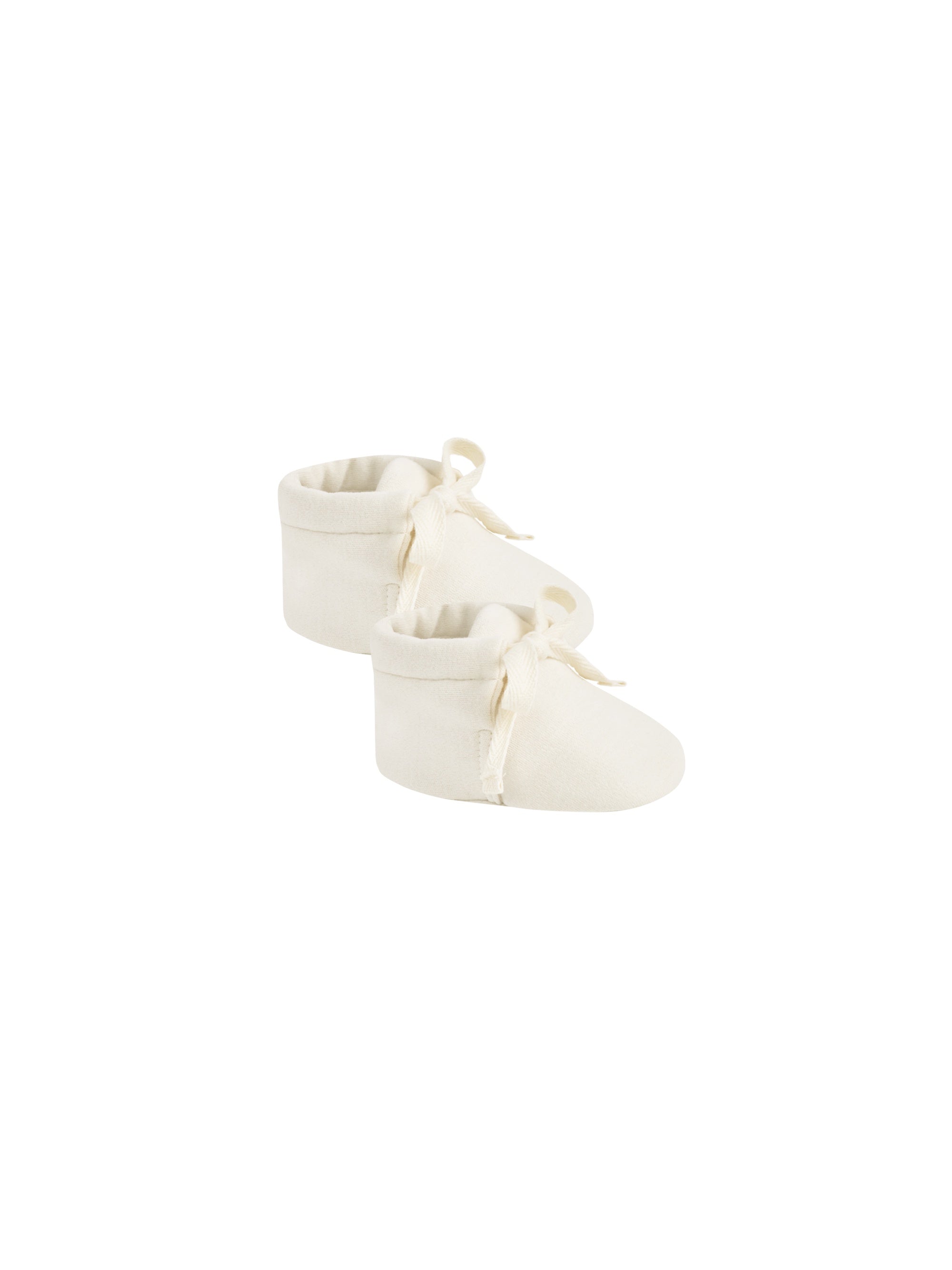 Quincy Mae Baby Booties Ivory 0-3m