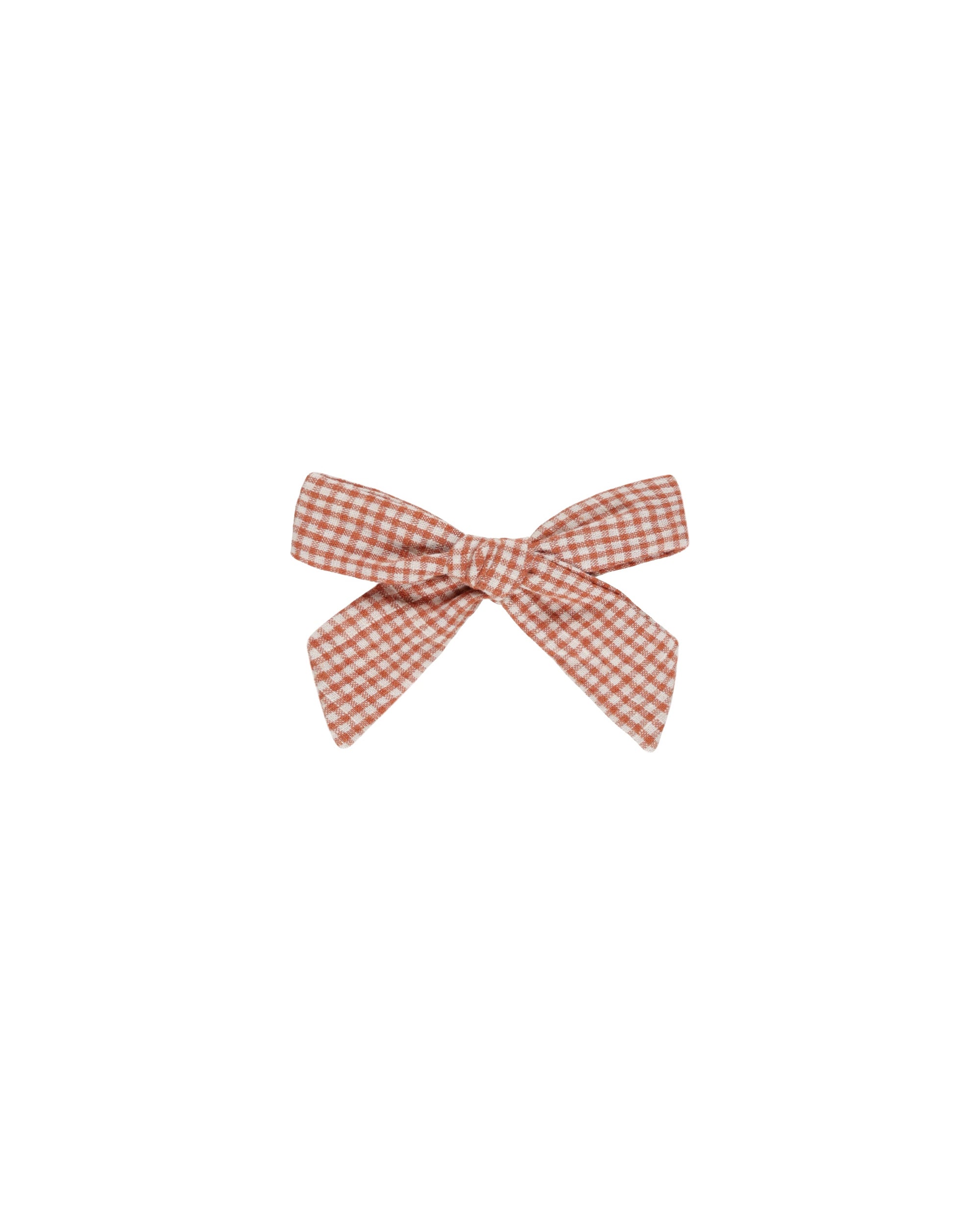 Rylee & Cru Bow Poppy Gingham