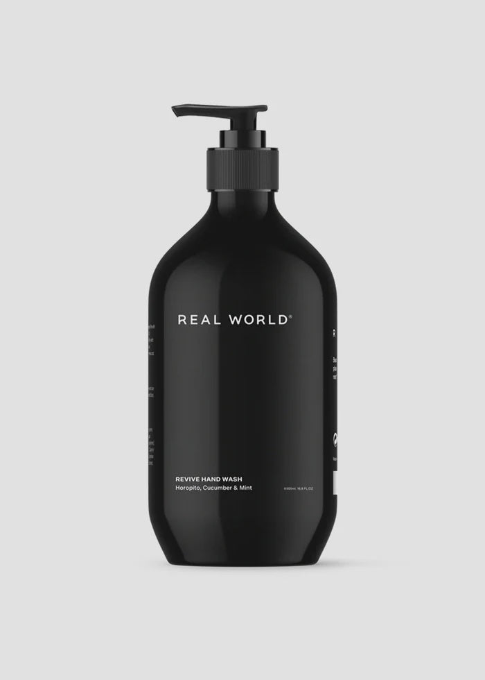 Real World Revive Hand Wash Horopito, Cucumber & Mind 500ml