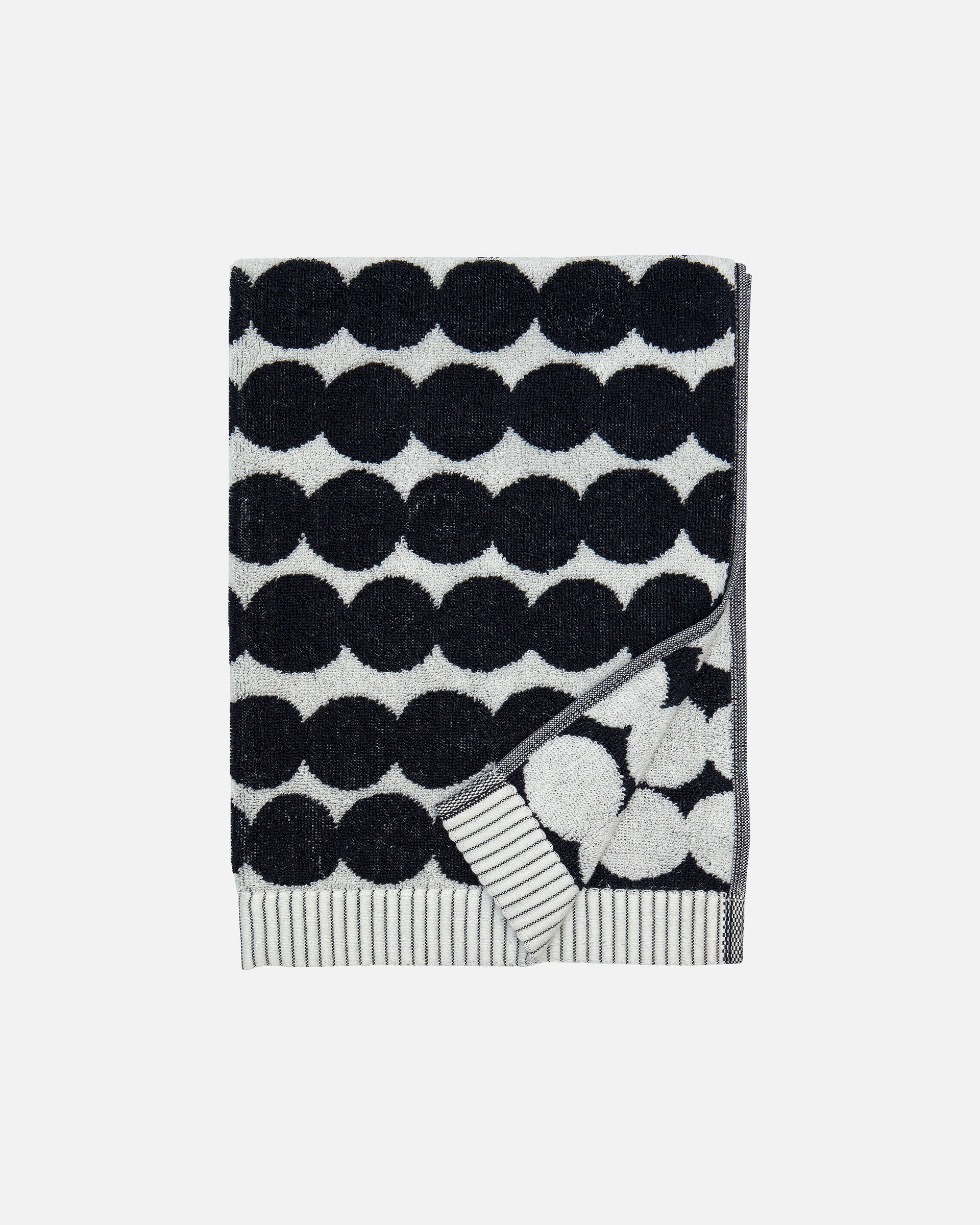 Marimekko Rasymatto Hand Towel  Black White