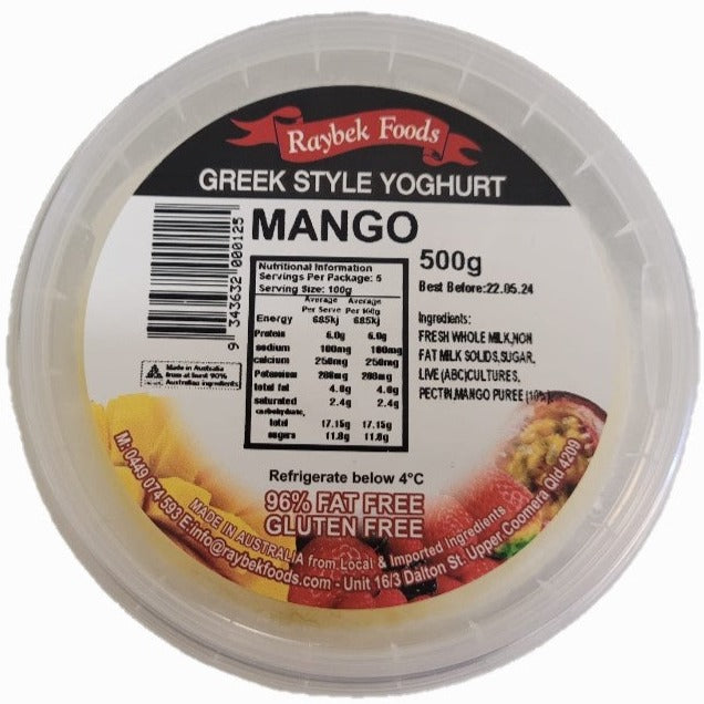Raybek Mango Yoghurt 500g