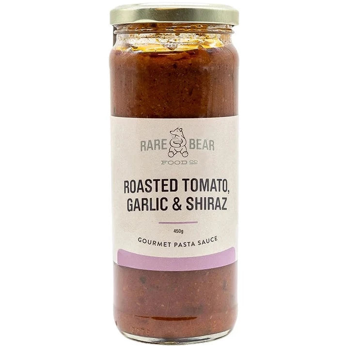 Rare Bear Roasted Tomato Garlic & Shiraz Pasta Sauce 450g