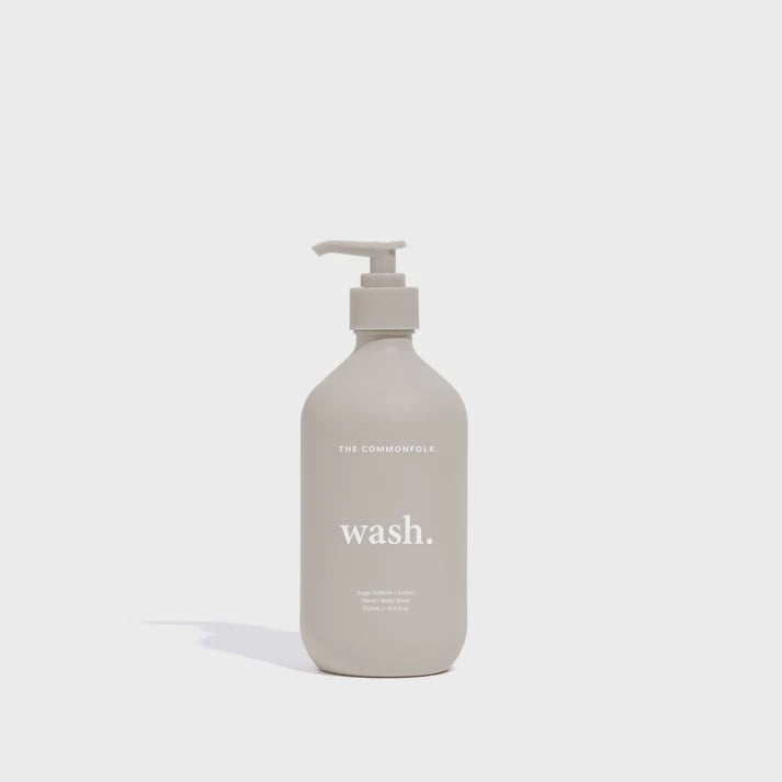 Hand + Body Wash- Keep It Simple - PUMICE- Sage Saffron + Amber