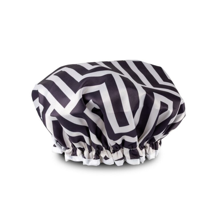 Manor Road Shower Cap - Gingko Navy