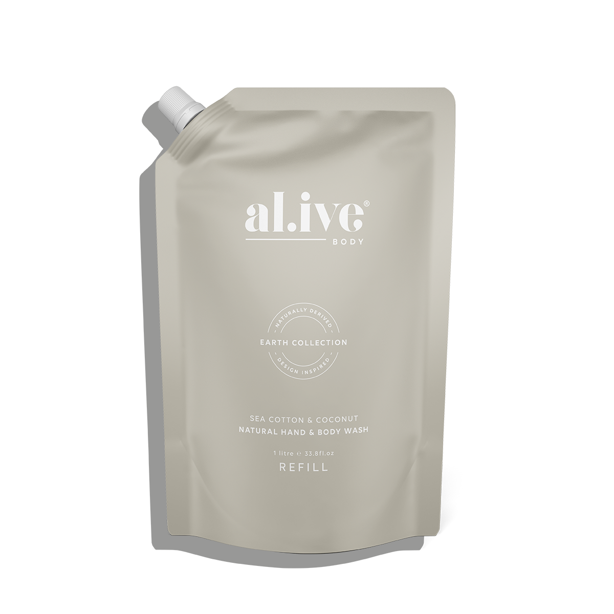 Alive Sea Cotton & Coconut Wash Refill 900ml