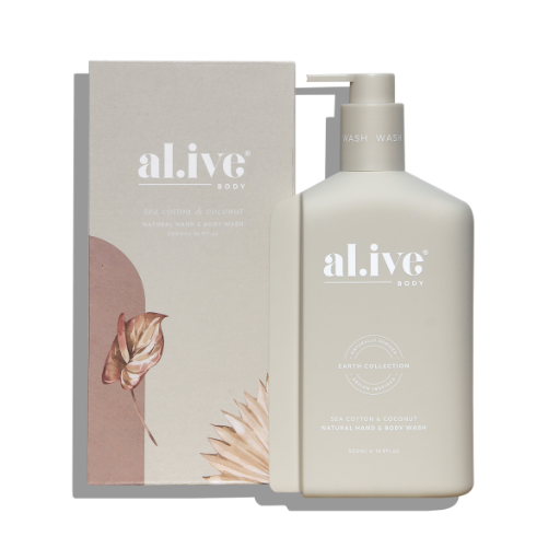 Alive Sea Cotton & Coconut Hand & Body Wash