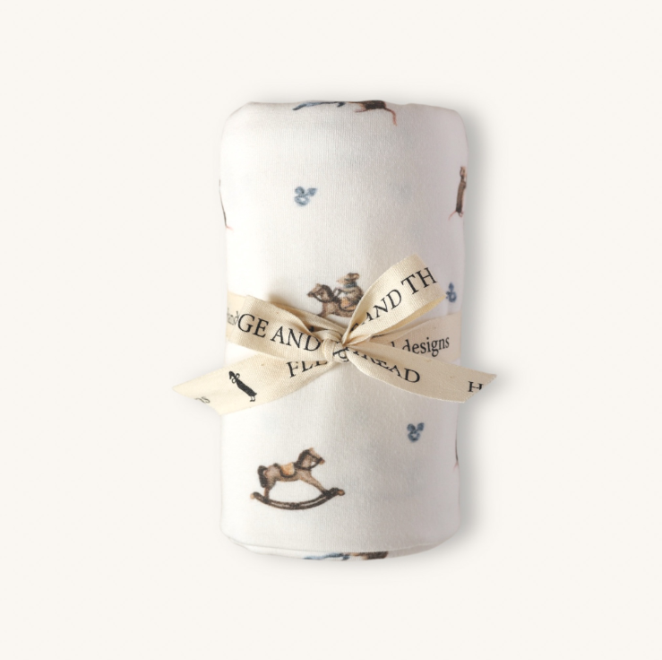 F&T Jersey Stretch Wrap Mouse & Rockinghorse