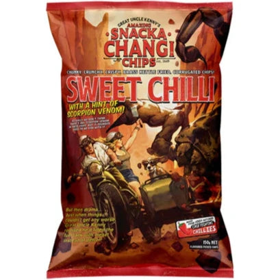 Snackachangi Sweet Chilli Chips 150g