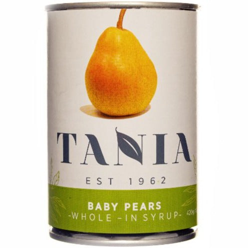 Tania Baby Pears In Syrup 420g