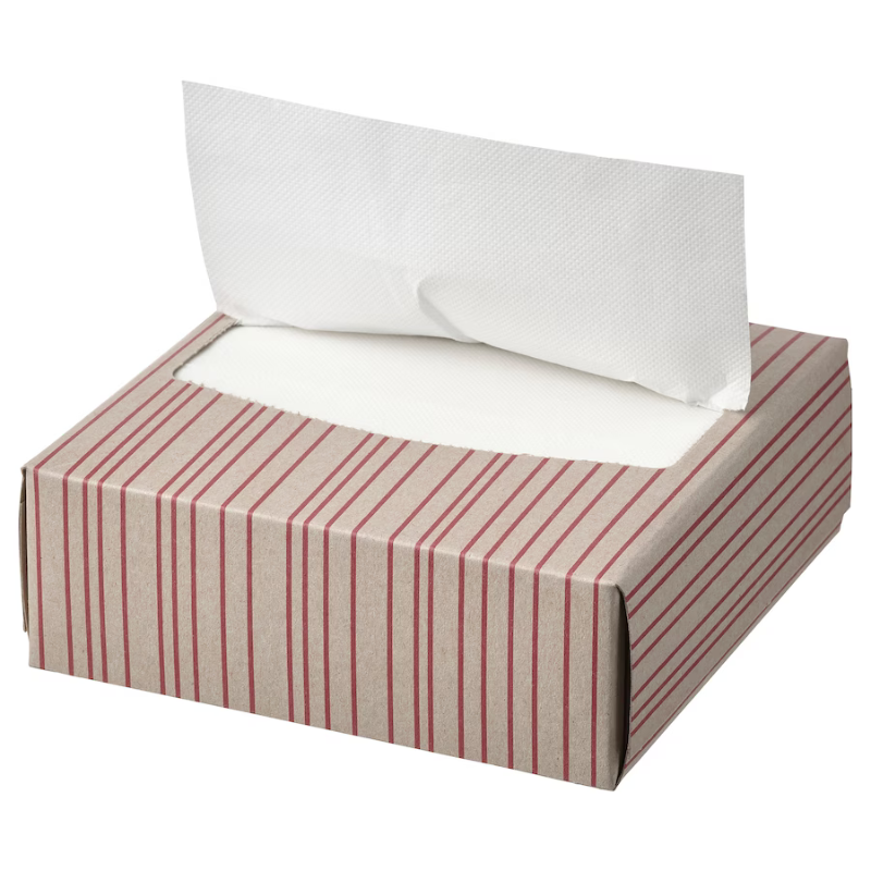 Serviettes In Dispenser Box - 100PK