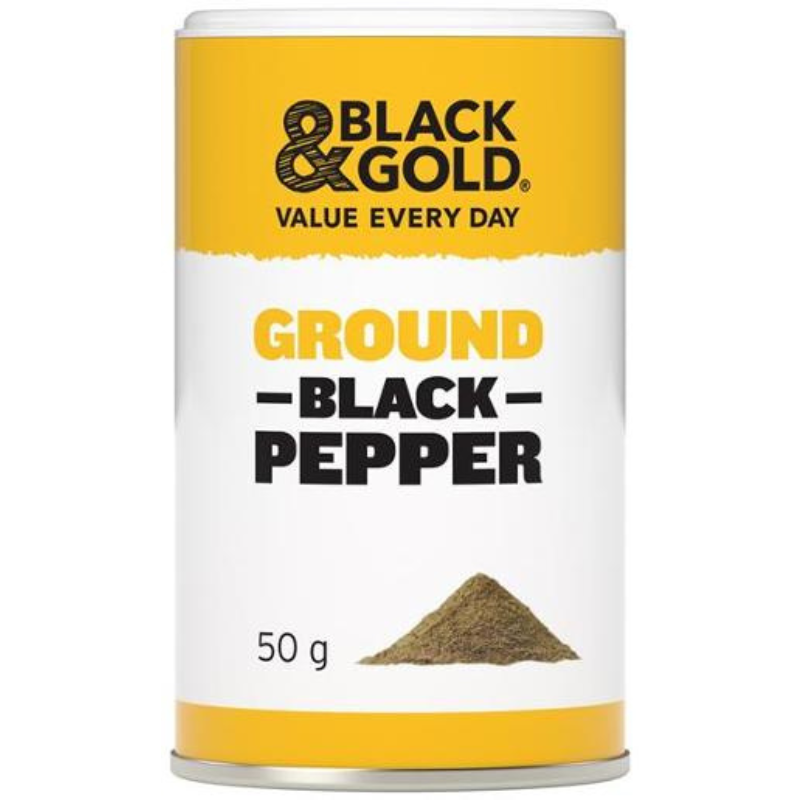 Black & Gold Ground Black Pepper 50g