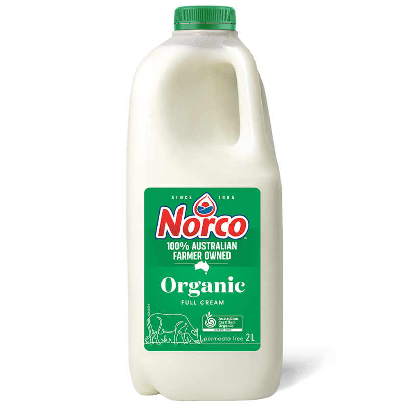 Norco Organic White Milk 2L