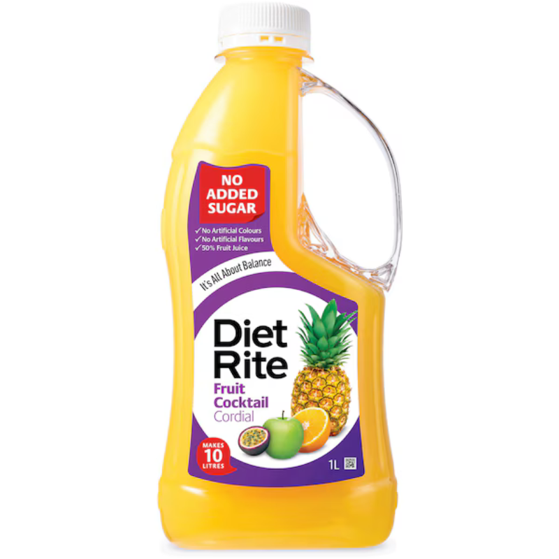 Diet Rite Fruit Cocktail Cordial | 1L