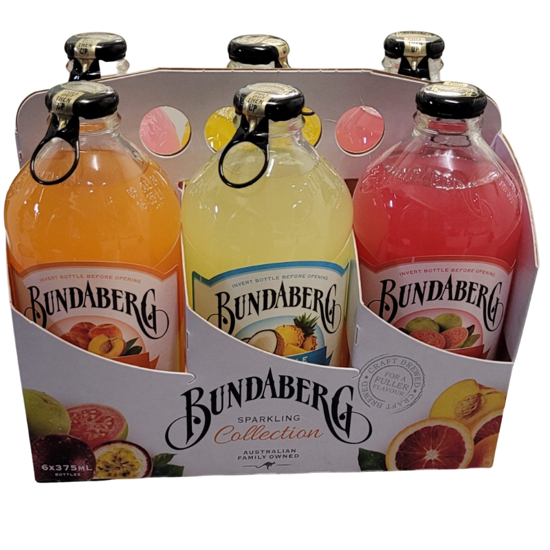 Bundaberg Variety Drink Pack 6x375mL