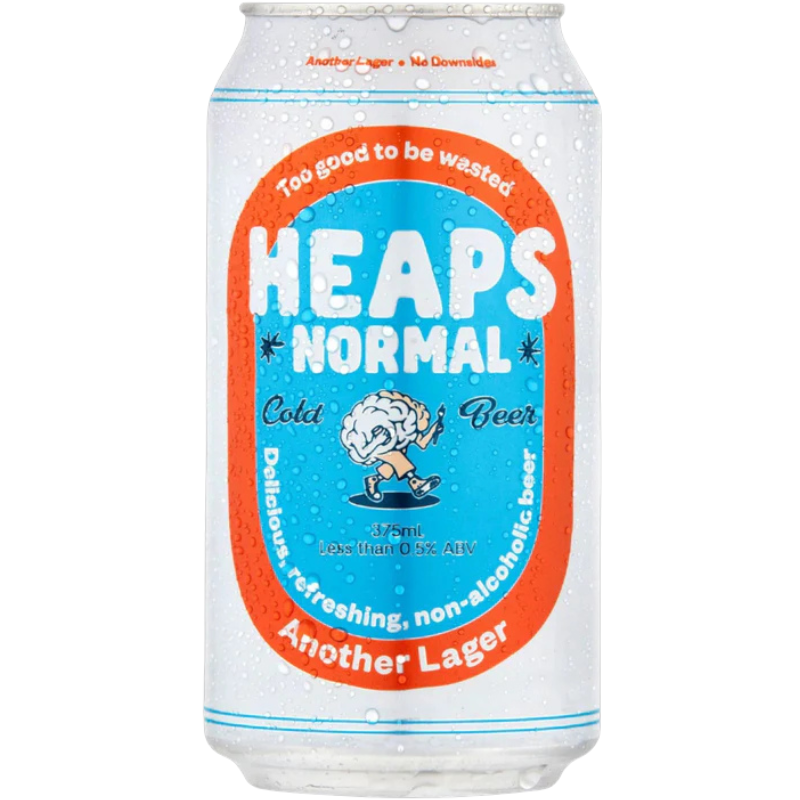 Heaps Normal Non-alcoholic Lager 4x375mL