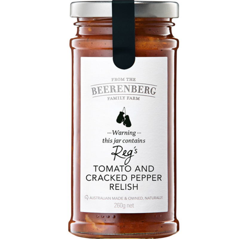 Beerenberg Tomato and Cracked Pepper Relish 265g