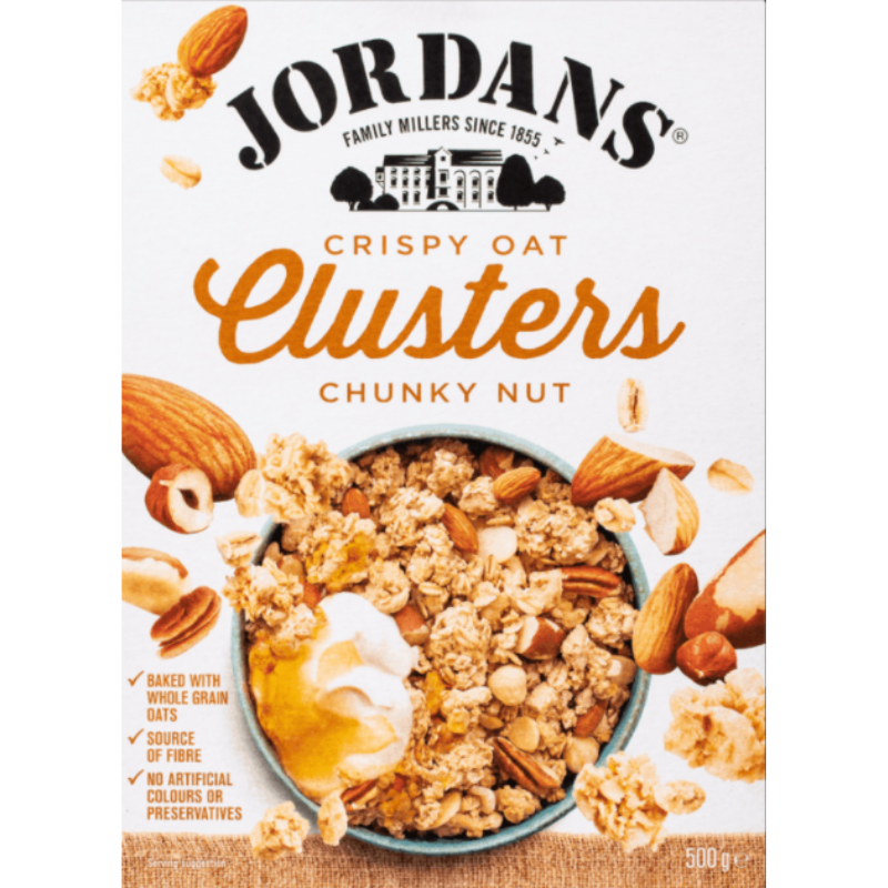 Jordans Chunky Nut Crispy Oat Clusters 500g