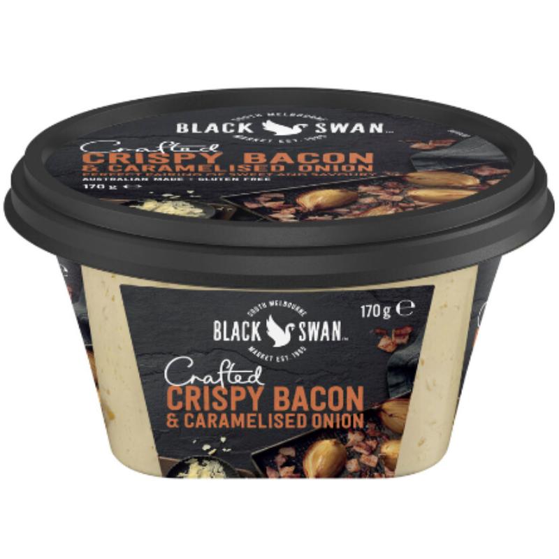 Black Swan Dip Crafted Crispy Bacon & Caramelised Onion 170g