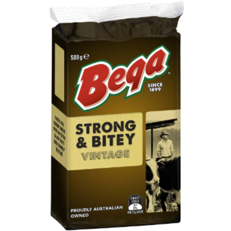 Bega Strong & Bitey Vintage Cheese 500g