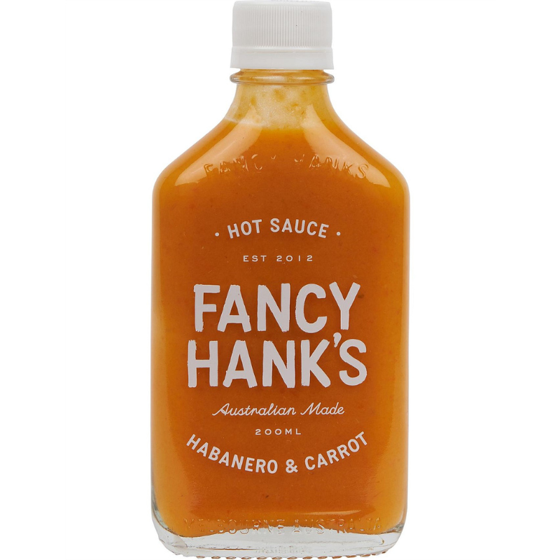 Fancy Hank's Hot Sauce Habanero & Carrot 200ml