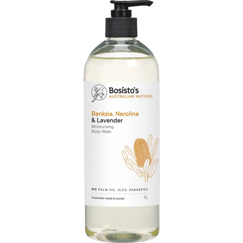 Bosisto's Banksia Nerolina and Lavender Body Wash 1Ltr