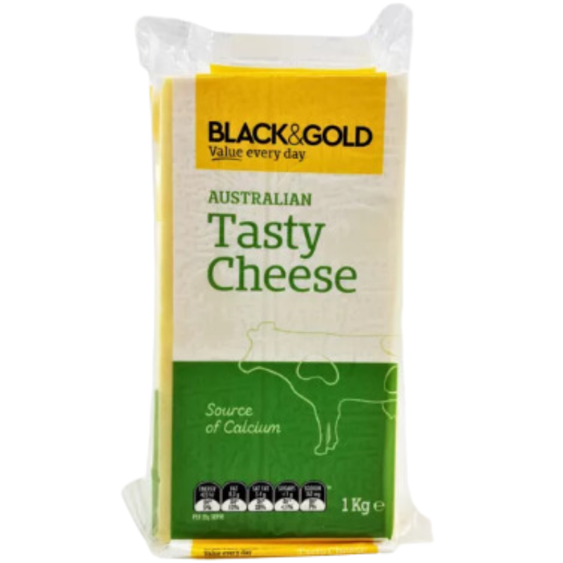 Black & Gold Tasty Cheese Block 1kg