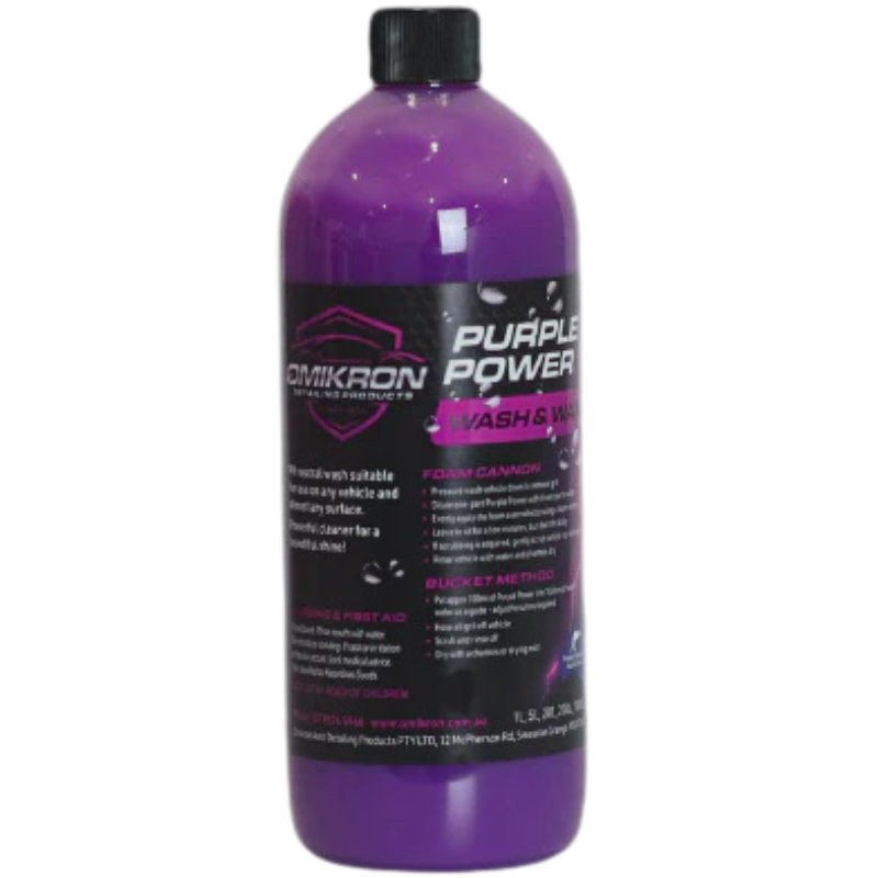 Omikron Purple Power Wash And Wax 1L