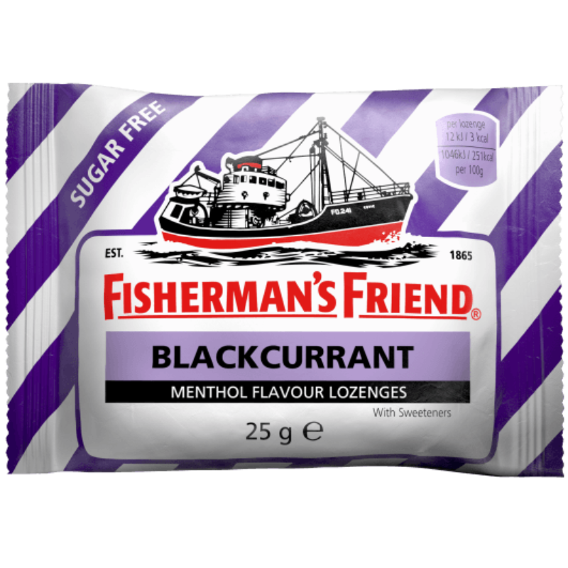 Fishermans Friend Blackcurrant Sugar Free 25g