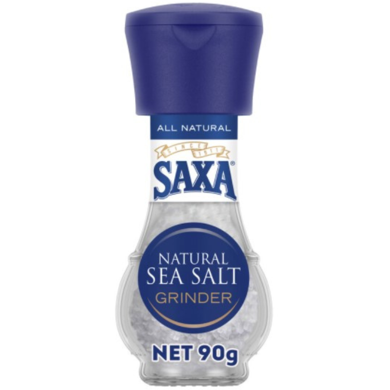Saxa Grinder Natural Sea Salt 90g
