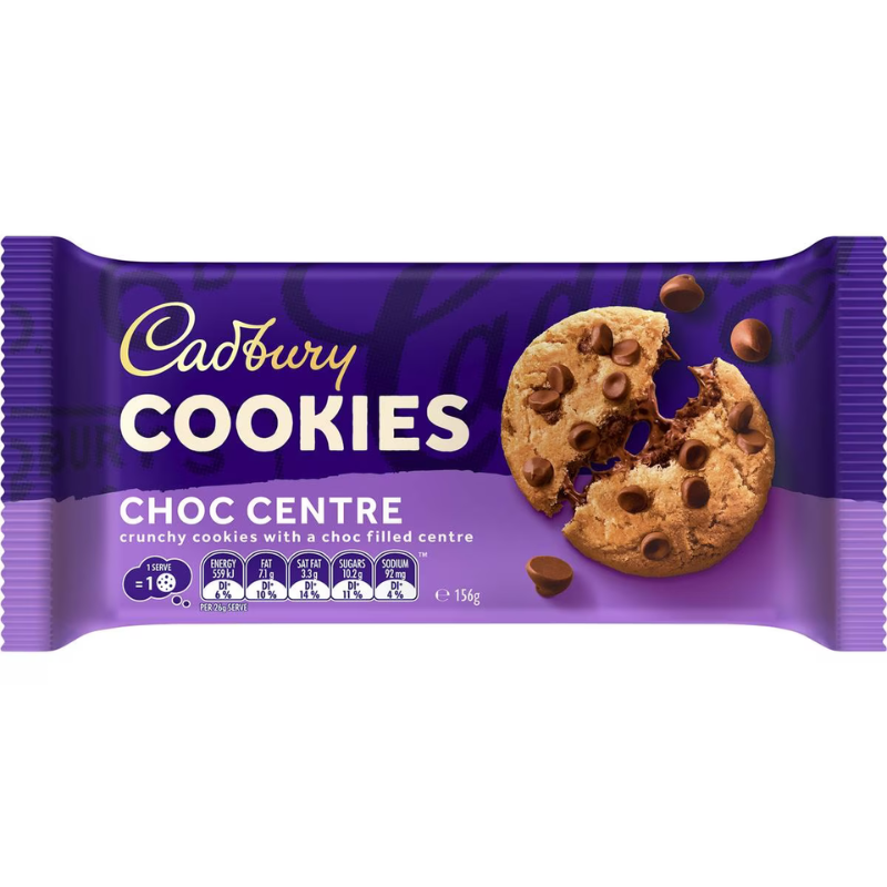Cadbury Choc Centre Cookies 156g