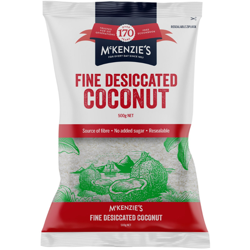 McKenzie's Fine Desiccated Coconut 500g