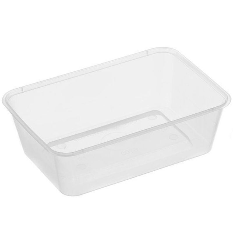 Plastic Containers 500ml  50pk