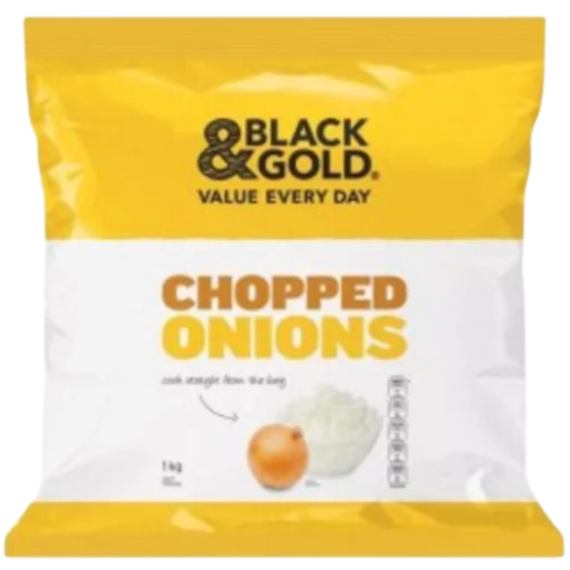 Black & Gold Chopped Onion 1kg