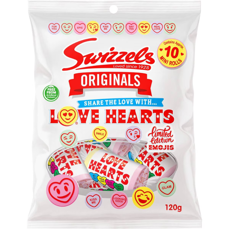 Swizzels Love Hearts 120g