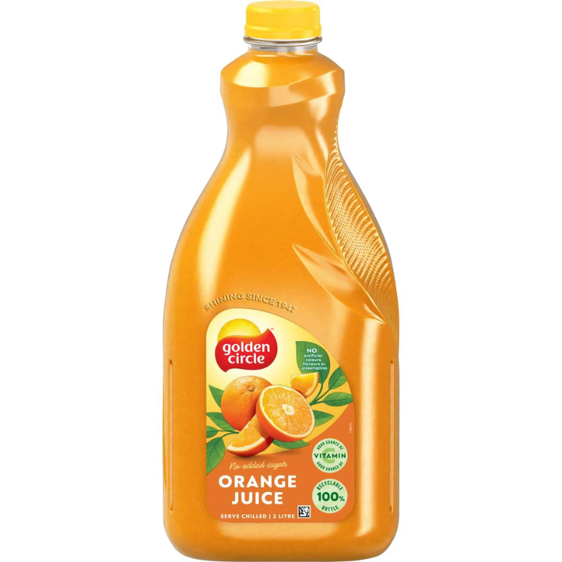 Golden Circle 2L Orange Juice