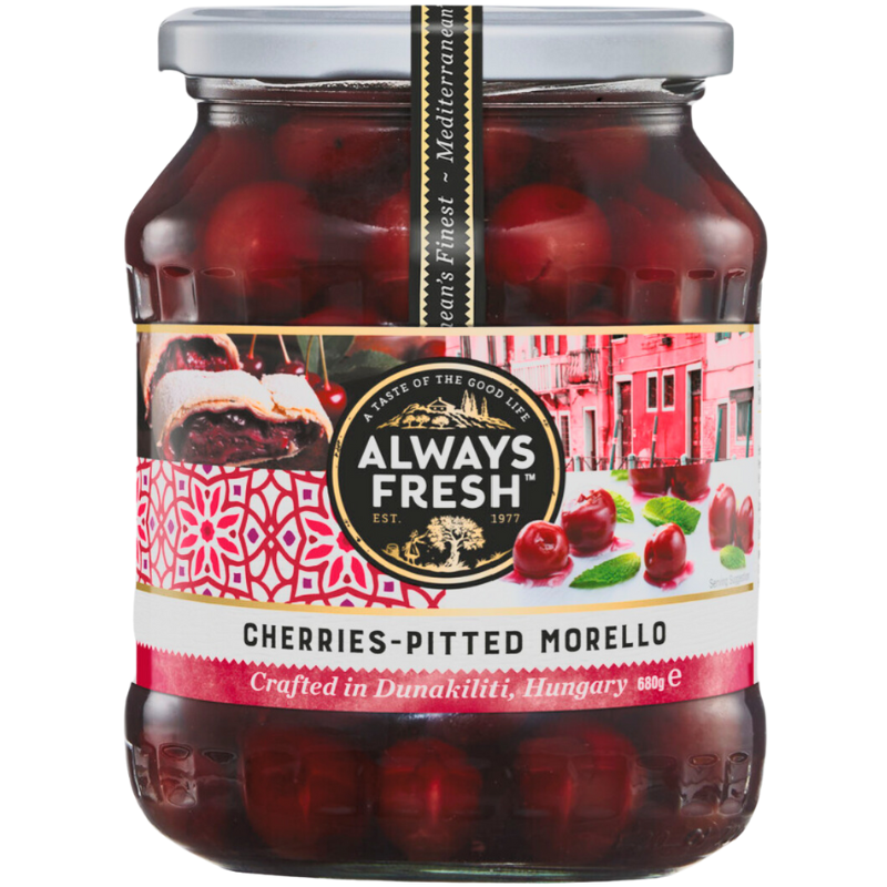 Always Fresh Cherries - Pitted Morello 680g