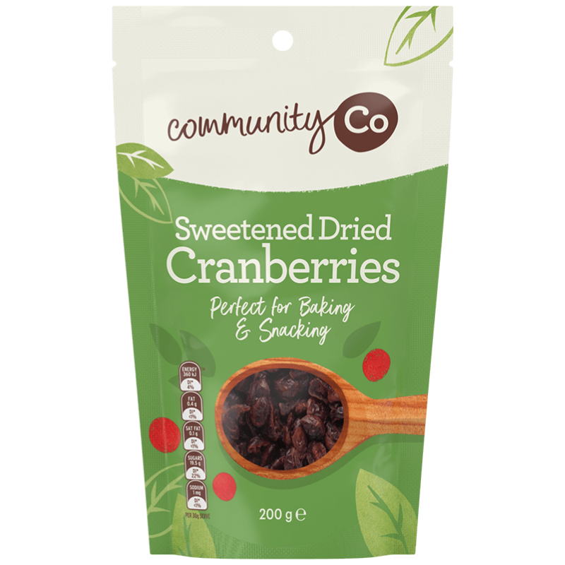 Community Co Dried Cranberries 200g