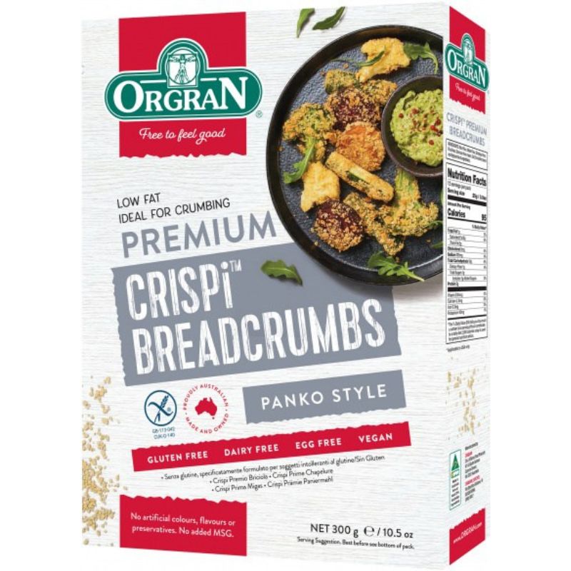 Orgran Crispi Premium Breadcrumbs 300g