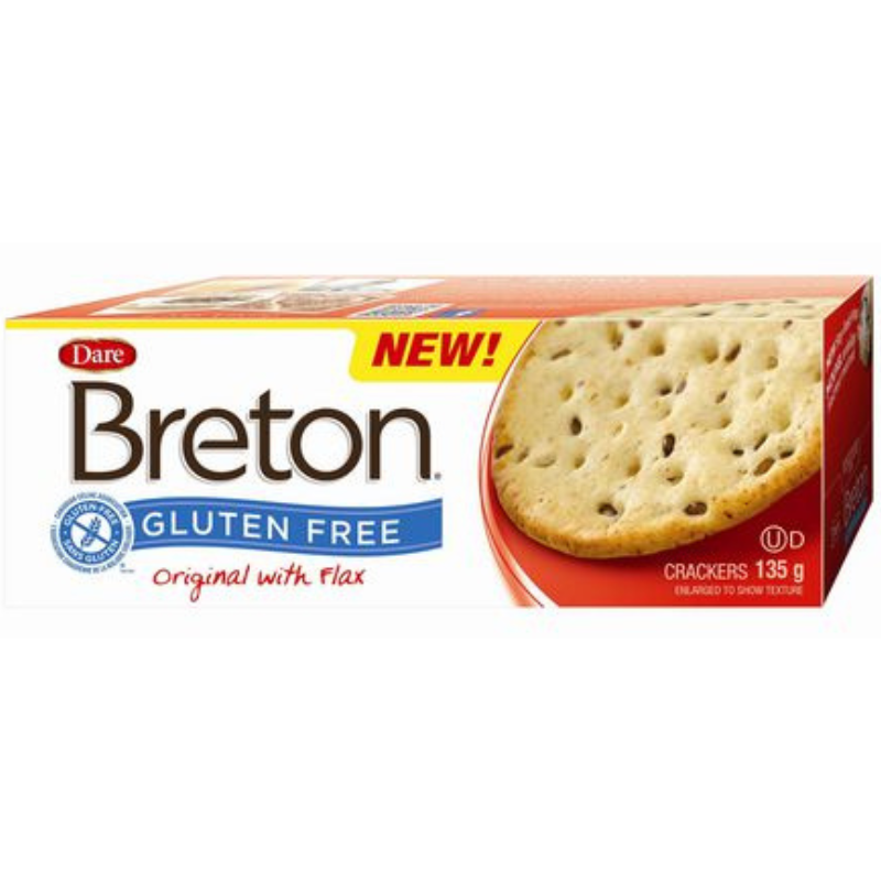 Breton Biscuits Original with Flax Gluten Free 135g