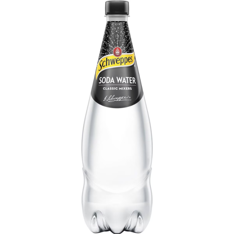 Schweppes Soda Water 1.1L