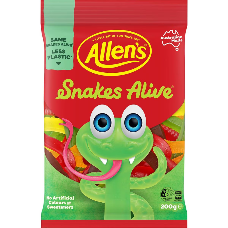 Allens Snakes Alive 200g