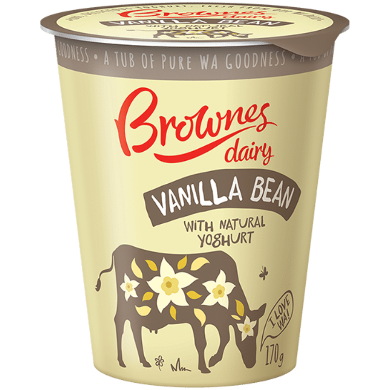 Brownes Yoghurt with Vanilla Bean 1kg