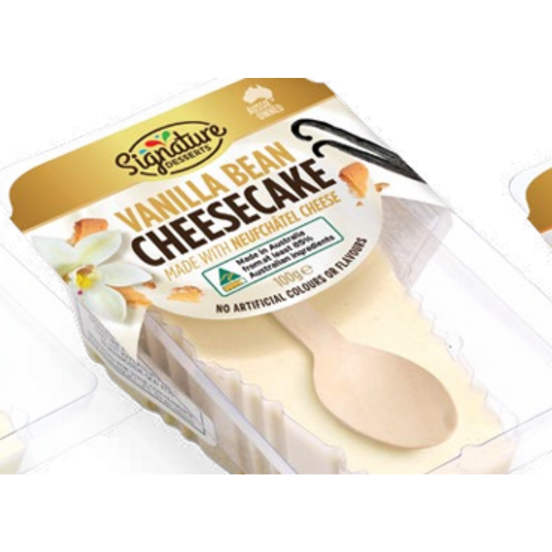 Signature Single Serve Vanilla Bean Cheesecake 100g