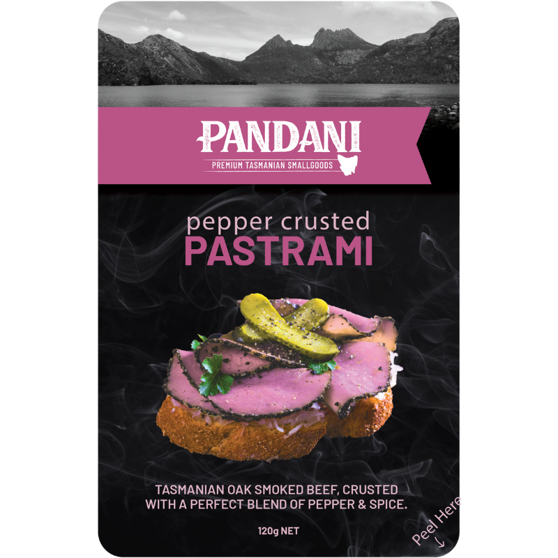 Pandani Pepper Crusted Pastrami Sliced 120g