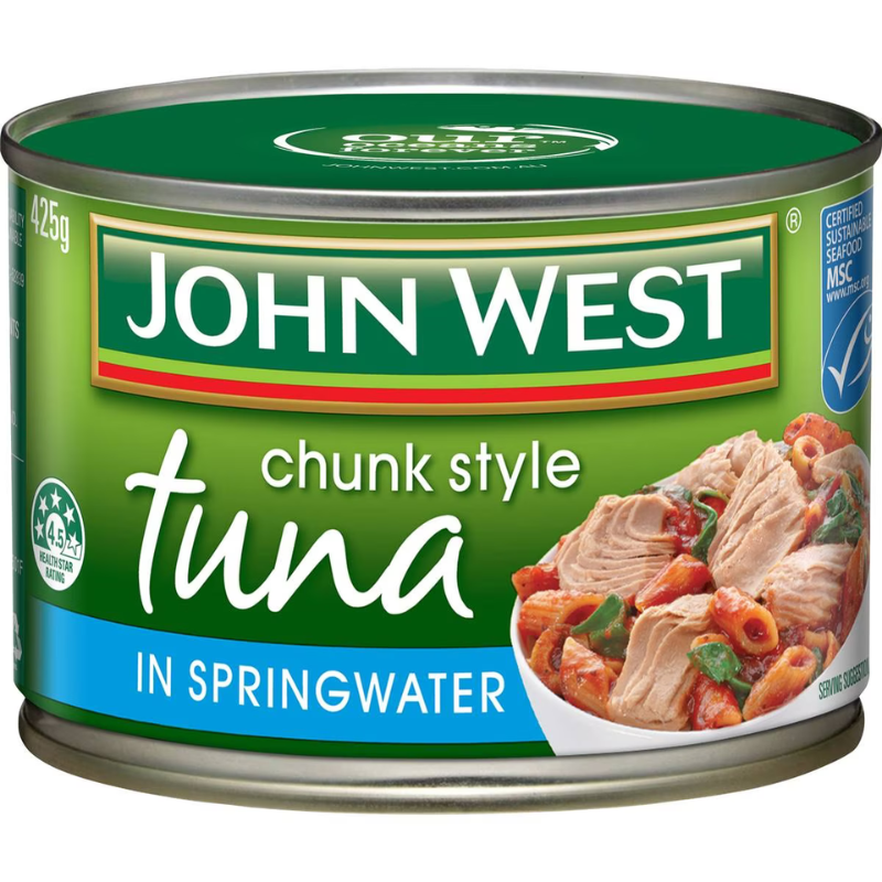 John West Chunk Style Tuna in Springwater 425g
