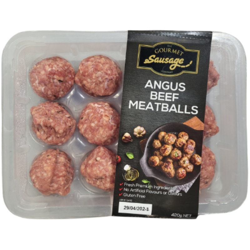 The Gourmet Sausage Co Angus Beef Meatballs 420g